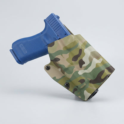 WOSPORT lightweight Kydex tactical holster for G-TLR-1, black side view