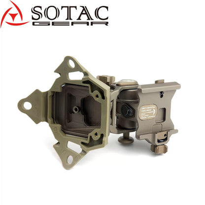 SOTAC FPG21 Hard Anodized NVG Helmet Mount - DE