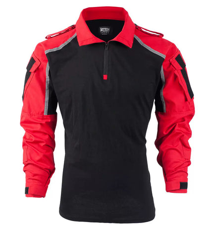 TRN Tactical Group BACRAFT High-Vis Reflective Combat Shirt - RED