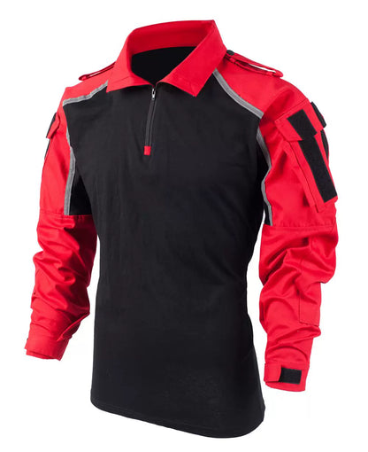 TRN Tactical Group BACRAFT High-Vis Reflective Combat Shirt - RED