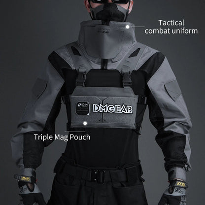 DM Gear Tactical Combat Uniform Jacket with Triple Mag Pouch (混迹 Hun Ji)(LX-1) - APEXTAC GEAR