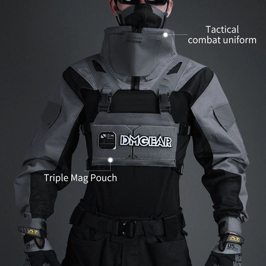 DM Gear Tactical Combat Uniform Jacket with Triple Mag Pouch (混迹 Hun Ji)(LX-1) - APEXTAC GEAR