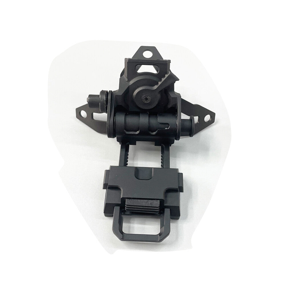 SOTAC L4G69 CNC Metal Low Profile NVG Helmet Mount - BLACK - APEXTAC GEAR