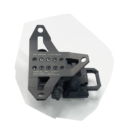 SOTAC L4G69 CNC Metal Low Profile NVG Helmet Mount - BLACK - APEXTAC GEAR