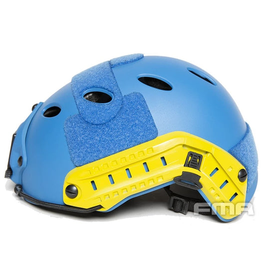 FMA PJ Vented Helmet for Outdoor Paintball Training - BLUE - APEXTAC GEAR