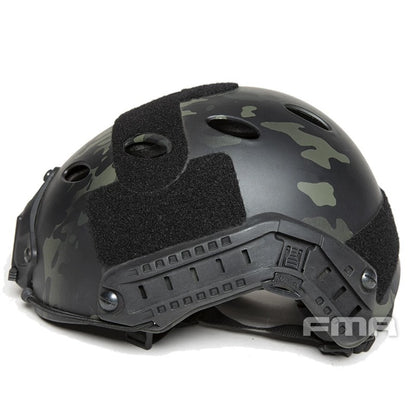 FMA PJ Vented Helmet for Outdoor Paintball Training - MC BLACK - APEXTAC GEAR