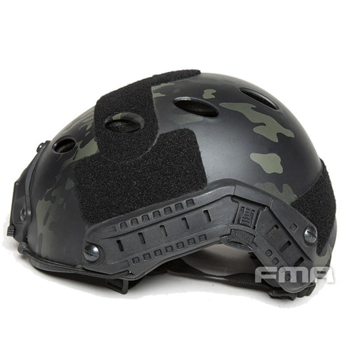 FMA PJ Vented Helmet for Outdoor Paintball Training - MC BLACK