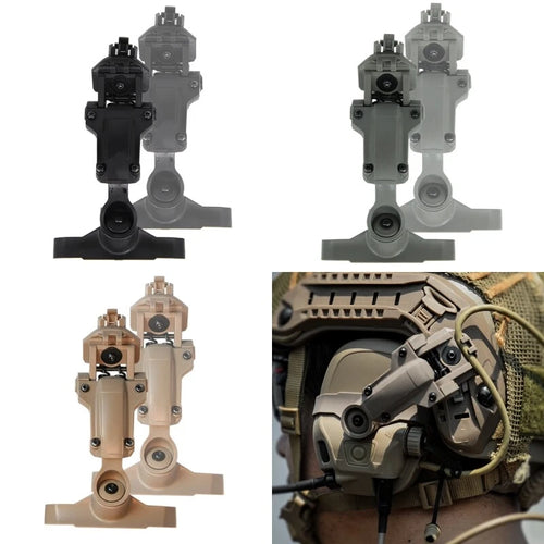 FMA FCS Arm Mount Adapter for AMP Headset Earphone Helmet Rail Kit