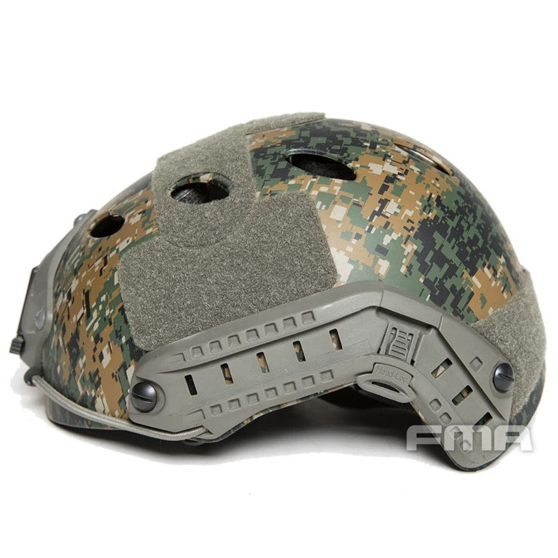 FMA PJ Vented Helmet for Outdoor Paintball Training - Digi Woodland - APEXTAC GEAR