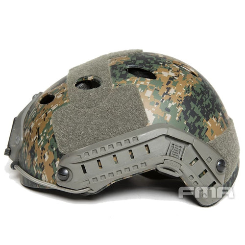 FMA PJ Vented Helmet for Outdoor Paintball Training - Digi Woodland