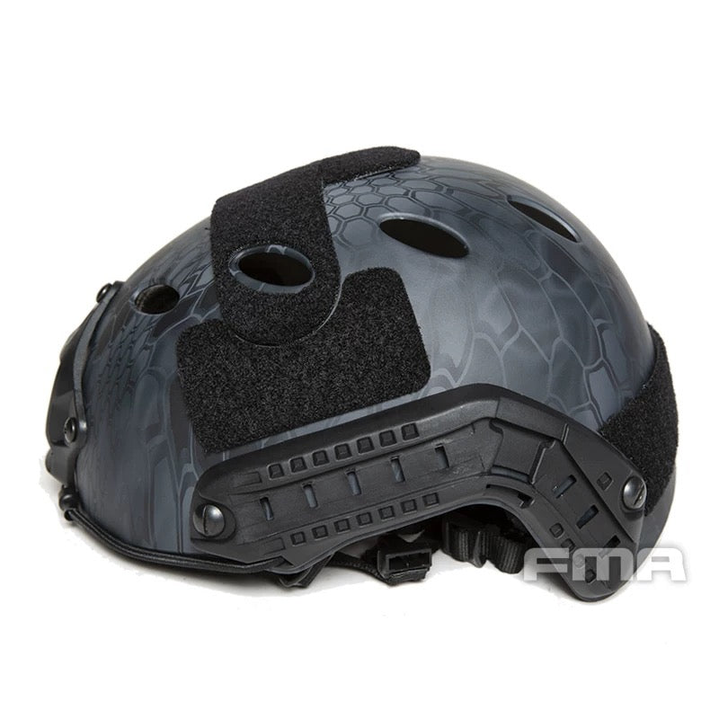 FMA PJ Vented Helmet for Outdoor Paintball Training - TYP Camo - APEXTAC GEAR