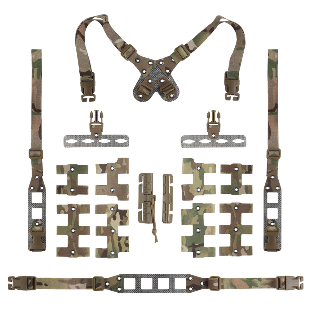 WOSPORT Modular Chest Hanging Chest Rig V2 (VE-111) - APEXTAC GEAR