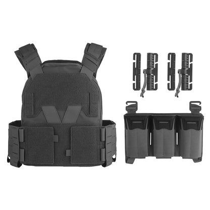 WOSPORT KZ Minimalistic Multi-Mission Plate Carrier (VE-118) - APEXTAC GEAR