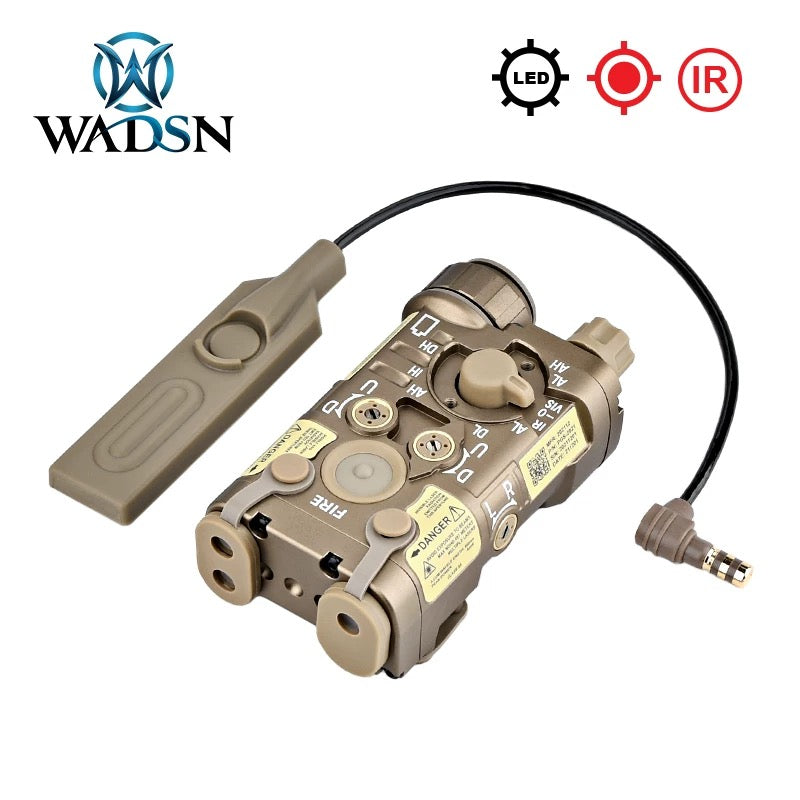 WADSN METAL NGAL Integrated Laser IR Pointer / LED Light Aiming Device ...