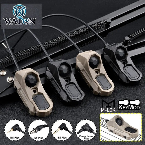 WADSN AXON Modbutton Rail Mount Pressure Switch PEQ Laser Crane Plug SF Light - APEXTAC GEAR