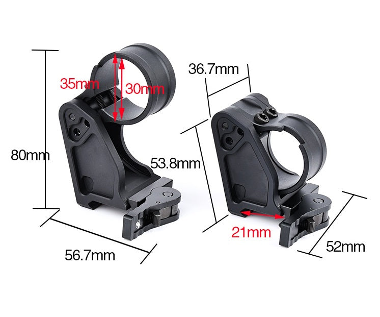 WADSN AIM-O FST FTC AP Magnifier Scope Mount 6X G33 (AO09038) - APEXTAC GEAR