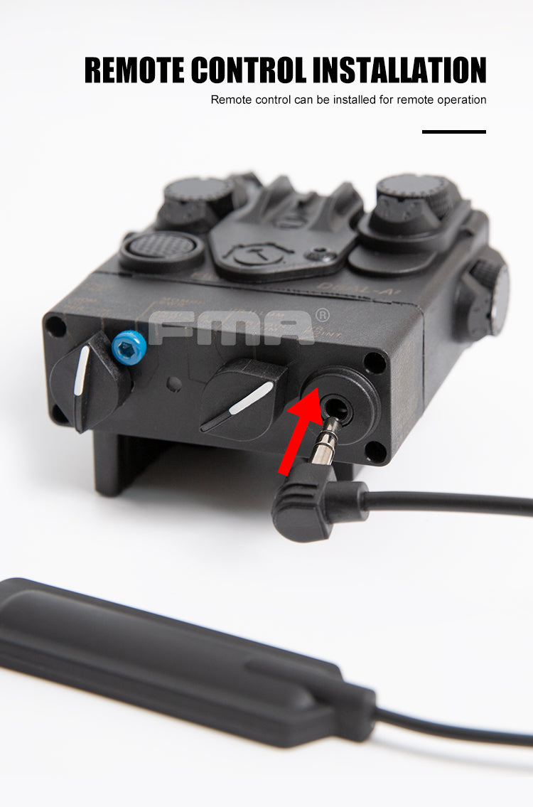 FMA Nylon AN/PEQ-15A DBAL-A2 Tactical IR Laser Indicator - TAN TB1459 - APEXTAC GEAR