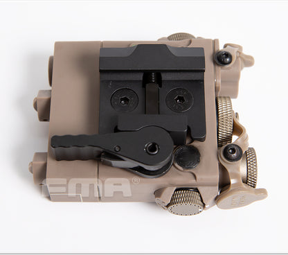 FMA Nylon AN/PEQ-15A DBAL-A2 Tactical IR Laser Indicator - TAN TB1459 - APEXTAC GEAR