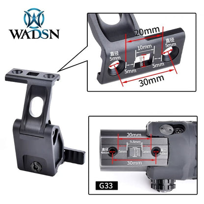 WADSN AIM-O FST FTC ET G33 Magnifier Scope Mount 20mm Rail Mount (AO9037) - APEXTAC GEAR