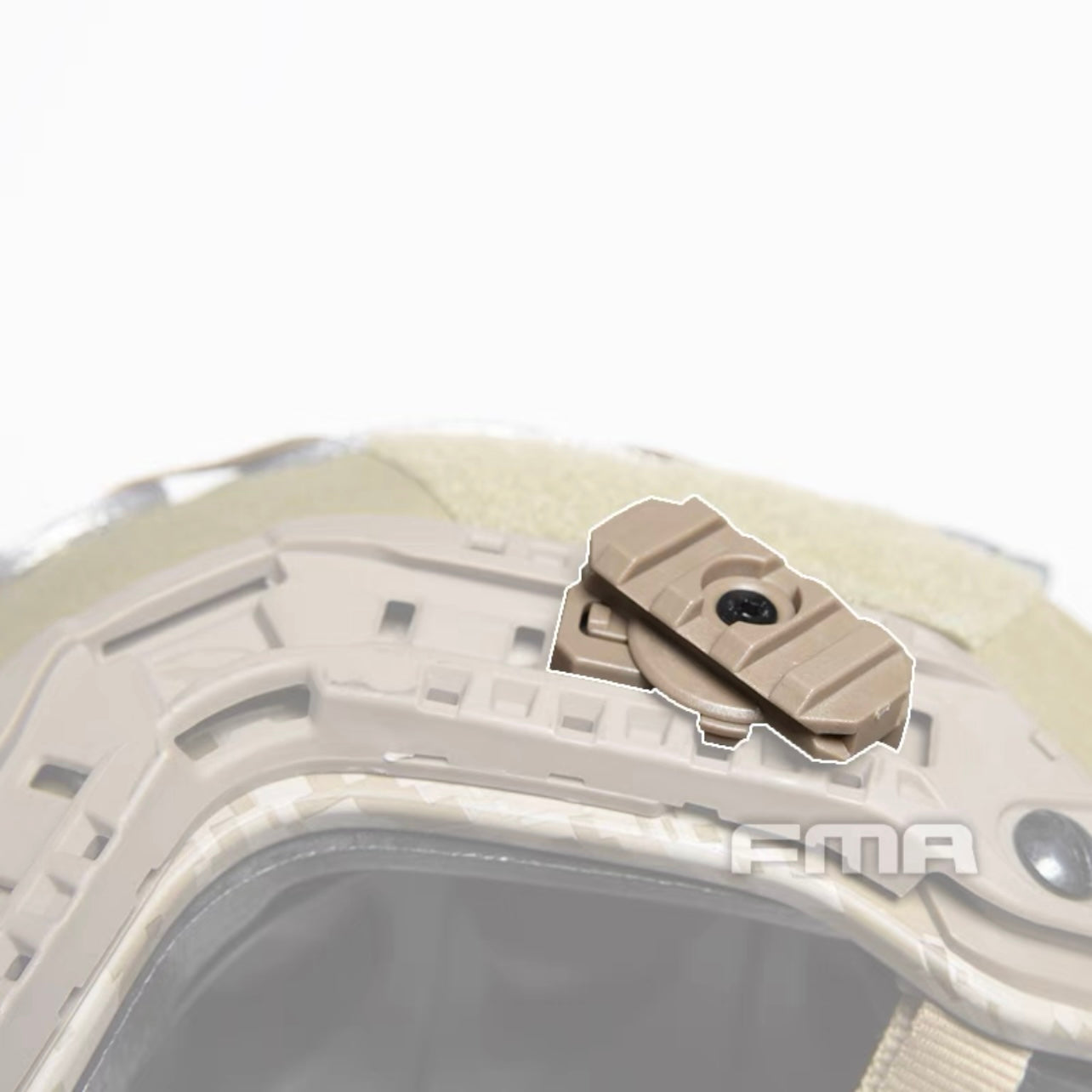 FMA ACR 360 Rotating Rail Flashlight Mount for Tactical Helmet Accessory Rail (TB1432) - APEXTAC GEAR