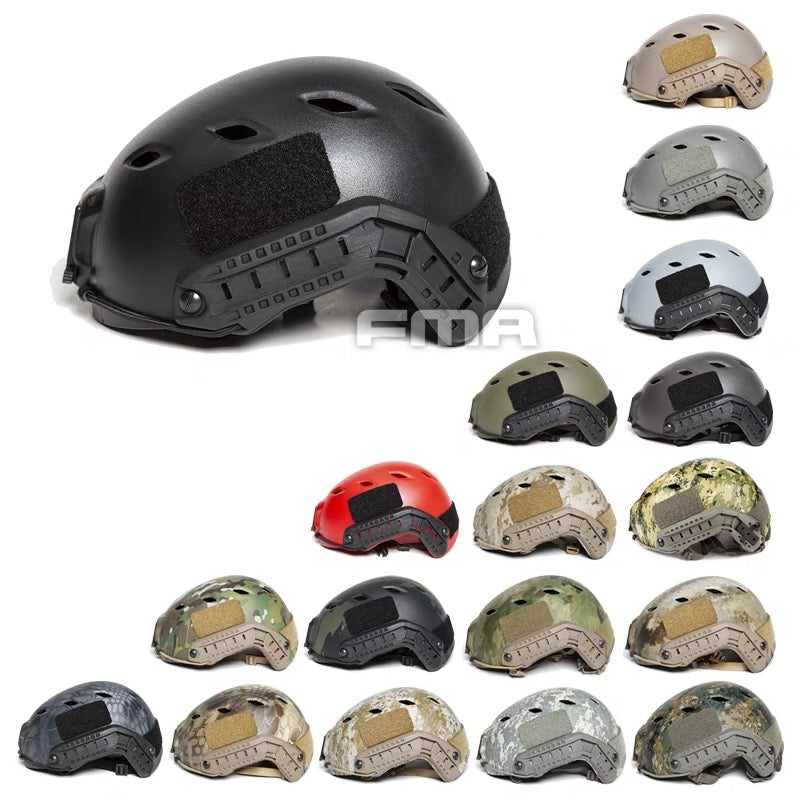 FMA Base Jump Bump Helmet Tactical Outdoor Paintball Milsim L/XL - TYP Camo - APEXTAC GEAR