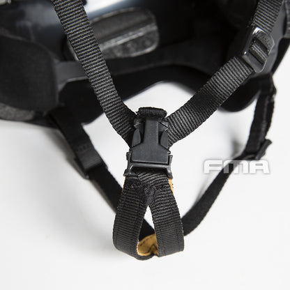 FMA Base Jump Bump Helmet Tactical Outdoor Paintball Milsim L/XL - TYP Camo - APEXTAC GEAR