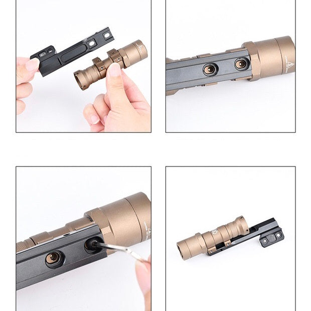 WADSN Thorntail M-LOK & Keymod Offset Adaptive (Longbar) Light Mount (WD02018) - APEXTAC GEAR