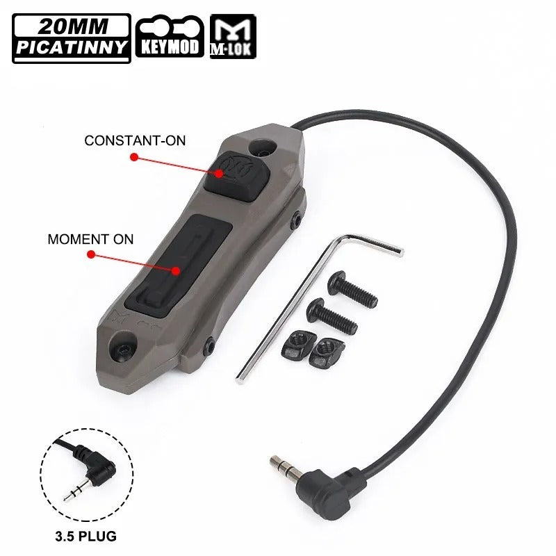WADSN AUGMENTED Dual Function Pressure Pad Switch for Flashlight / Laser - APEXTAC GEAR