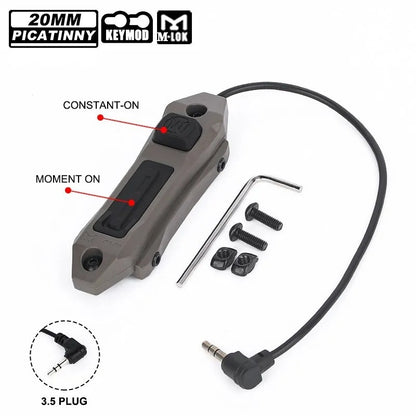 WADSN AUGMENTED Dual Function Pressure Pad Switch for Flashlight / Laser - APEXTAC GEAR