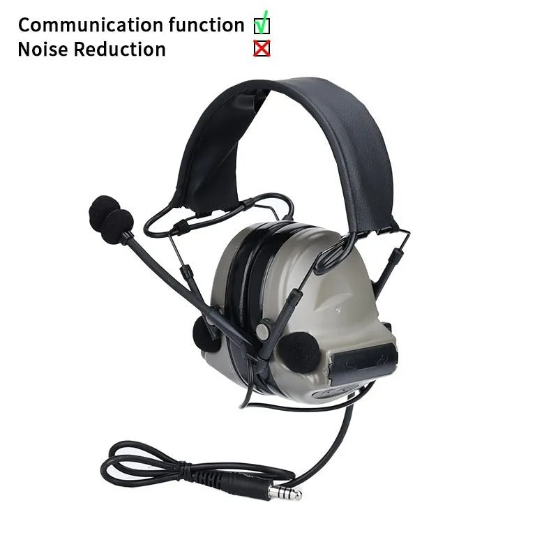 WADSN C-TAC Tactical Communication Headset for Airsoft (WZ151)
