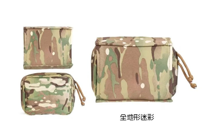 PEW TACTICAL Gen1 Lo-Vis Blow Out Pouch (PH73) - Slim Profile IFAK for Airsoft