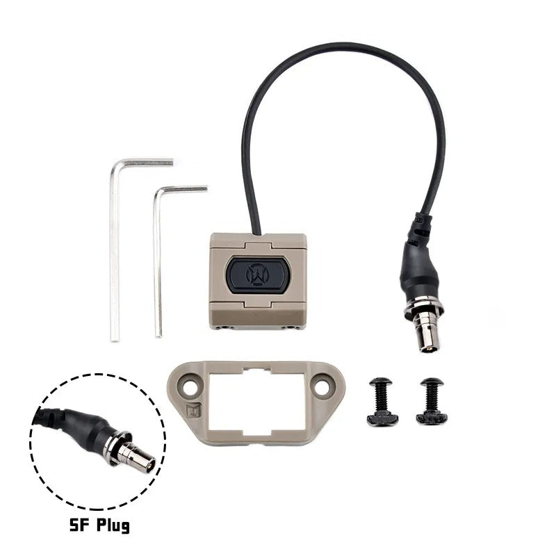 WADSN M-Button Lite Rail Switch for Flashlight / Laser Unit - APEXTAC GEAR