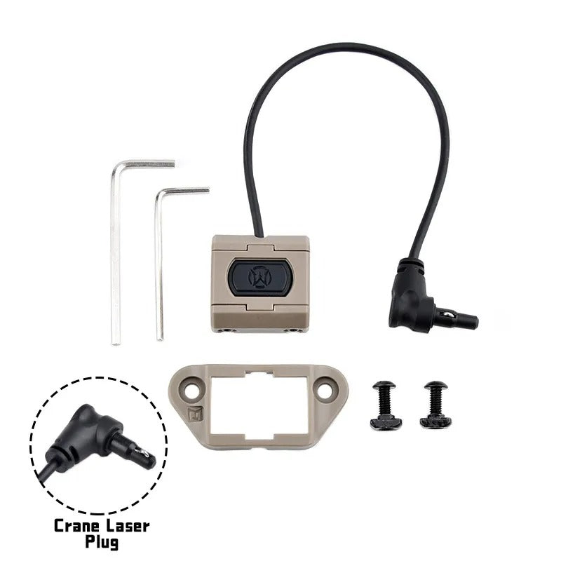 WADSN M-Button Lite Rail Switch for Flashlight / Laser Unit - APEXTAC GEAR