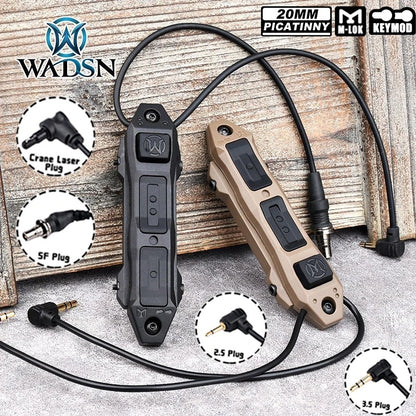 WADSN Augmented Dual Function Tape Switch With Lock For Flashlight & Laser Unit - APEXTAC GEAR