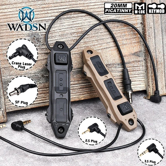 WADSN Augmented Dual Function Tape Switch With Lock For Flashlight & Laser Unit - APEXTAC GEAR