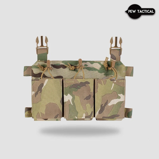 PEW TACTICAL THRAX TRIPLE MAG PLACARD Front Flap (FP09) - APEXTAC GEAR