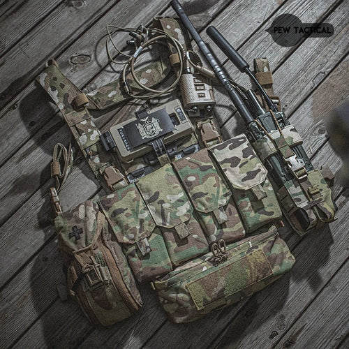PEW TACTICAL GT RECCE RIG Chest Rig Airsoft (CR05) - APEXTAC GEAR
