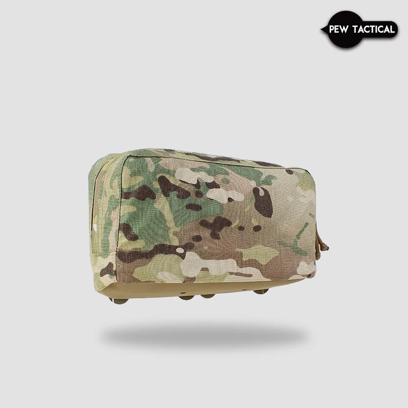 PEW TACTICAL Medium Horizontal Utility Pouch (PH48) - Versatile GP Pouch for Plate Carriers