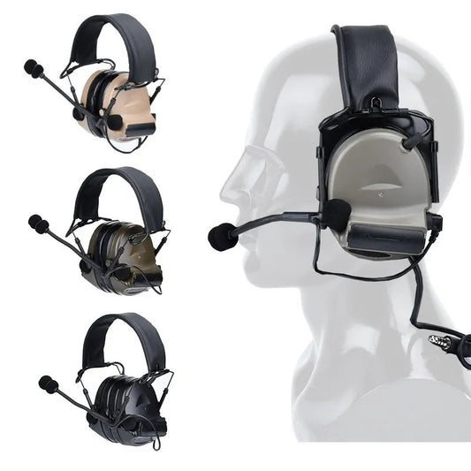 WADSN C-TAC Tactical Communication Headset for Airsoft (WZ151)