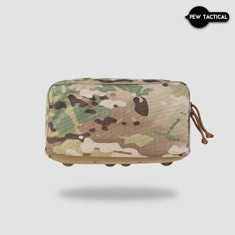 PEW TACTICAL Medium Horizontal Utility Pouch (PH48) - Versatile GP Pouch for Plate Carriers
