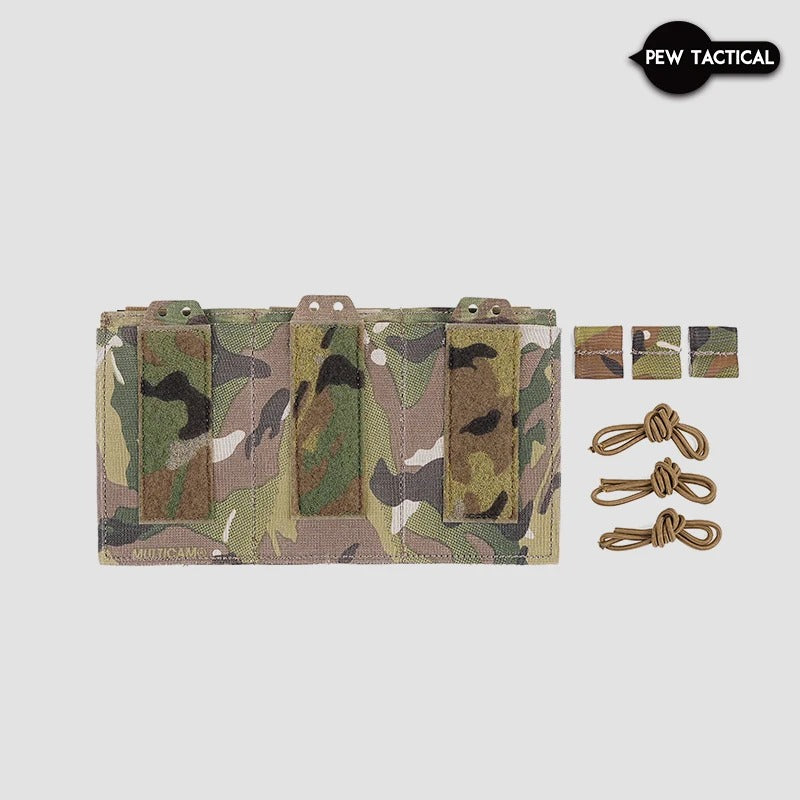 PEW TACTICAL SS STYLE Triple Elastic 5.56 MAG Pouch (PH107) - APEXTAC GEAR