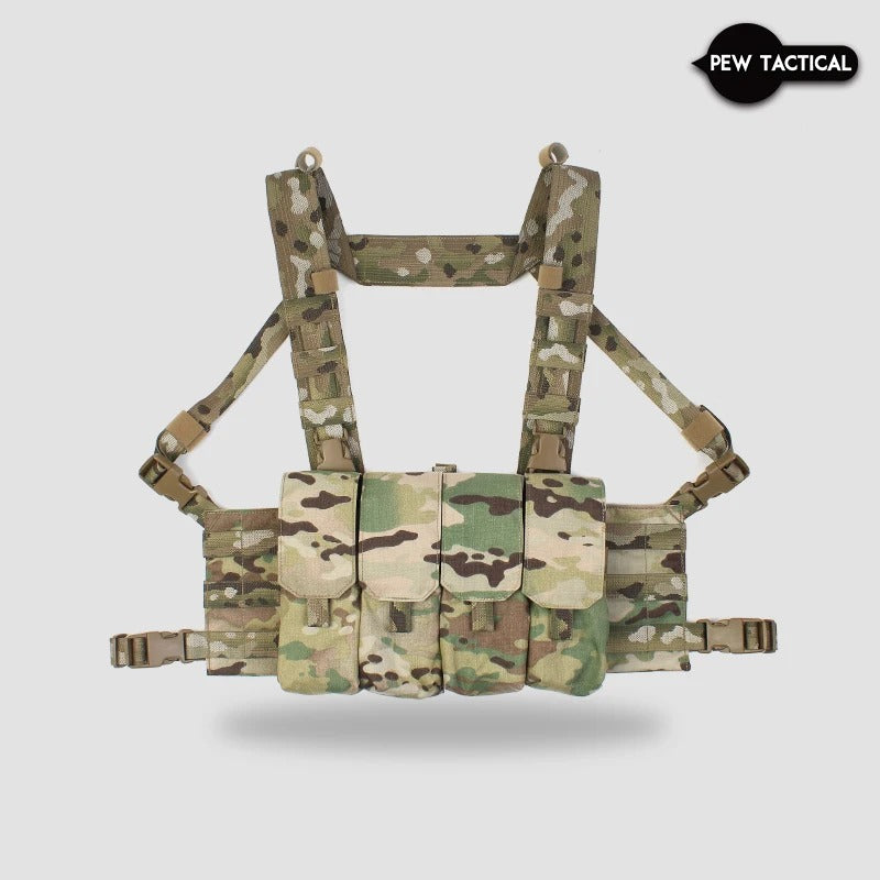 PEW TACTICAL GT RECCE RIG Chest Rig Airsoft (CR05) - APEXTAC GEAR