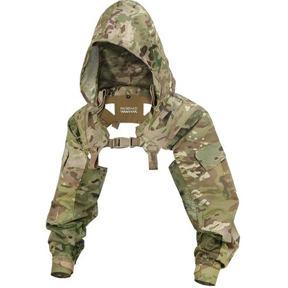 DM Gear Tactical Breathable Functional Hooded Sleeve Coat (Hooded Hun Ji) - APEXTAC GEAR