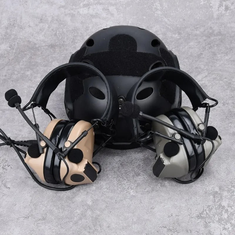 WADSN C-TAC Tactical Communication Headset for Airsoft (WZ151)