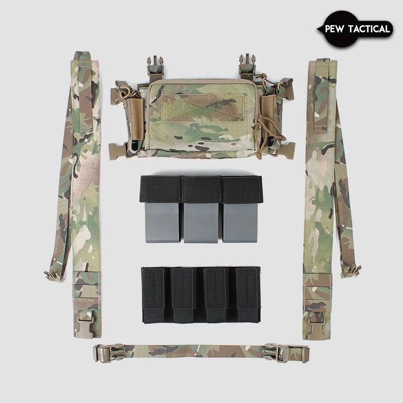 Pew Tactical D3CRM 2.0 Tactical Chest Rig (CR03) - APEXTAC GEAR