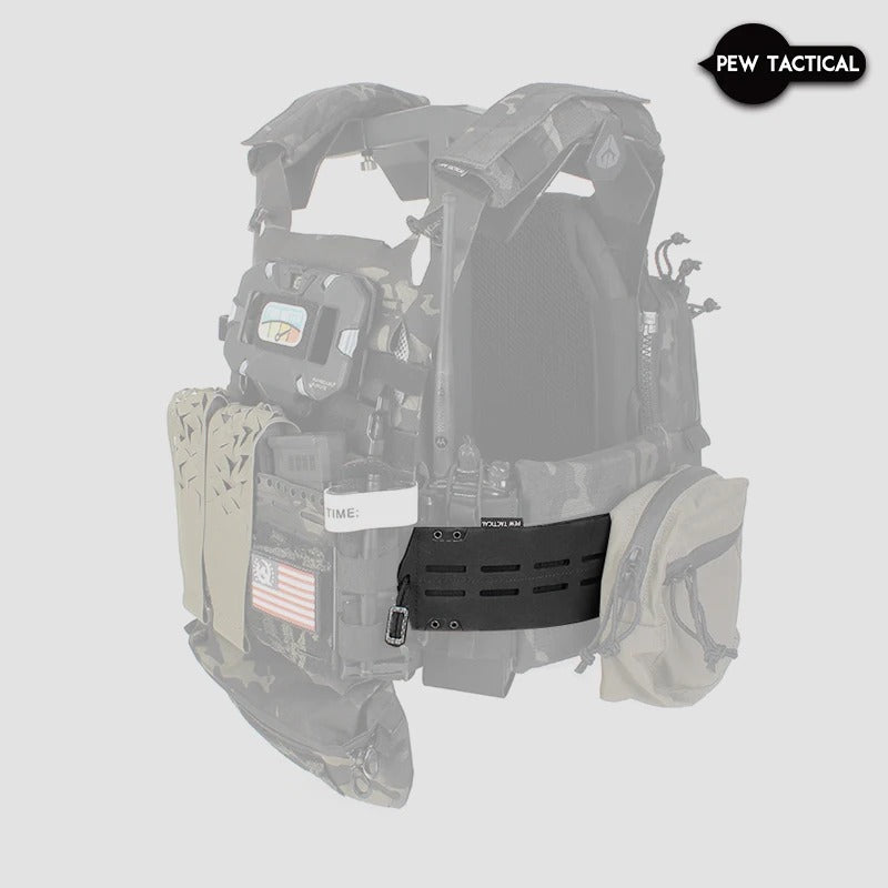 PEW Tactical AXL-Style Equinox Cummerbund with adjustable straps and MOLLE webbing for tactical gear attachment.