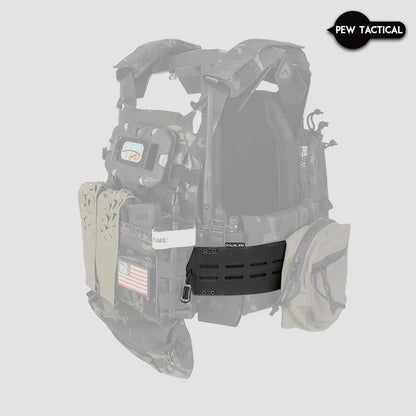 PEW Tactical AXL-Style Equinox Cummerbund with adjustable straps and MOLLE webbing for tactical gear attachment.