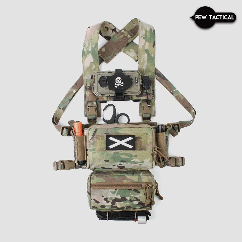 Pew Tactical D3CRM 2.0 Tactical Chest Rig (CR03) - APEXTAC GEAR