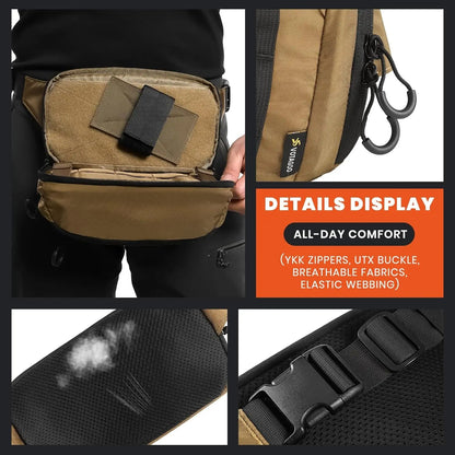 VOTAGOO Tactical CCW Fanny Bag - APEXTAC GEAR