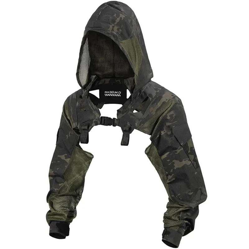 DM Gear Tactical Breathable Functional Hooded Sleeve Coat (Hooded Hun Ji) - APEXTAC GEAR